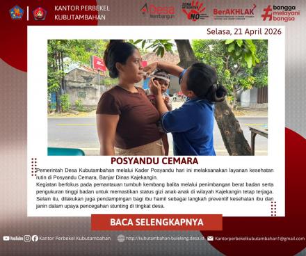 POSYANDU CEMARA: LANGKAH NYATA WUJUDKAN GENERASI DESA KUBUTAMBAHAN BEBAS STUNTING